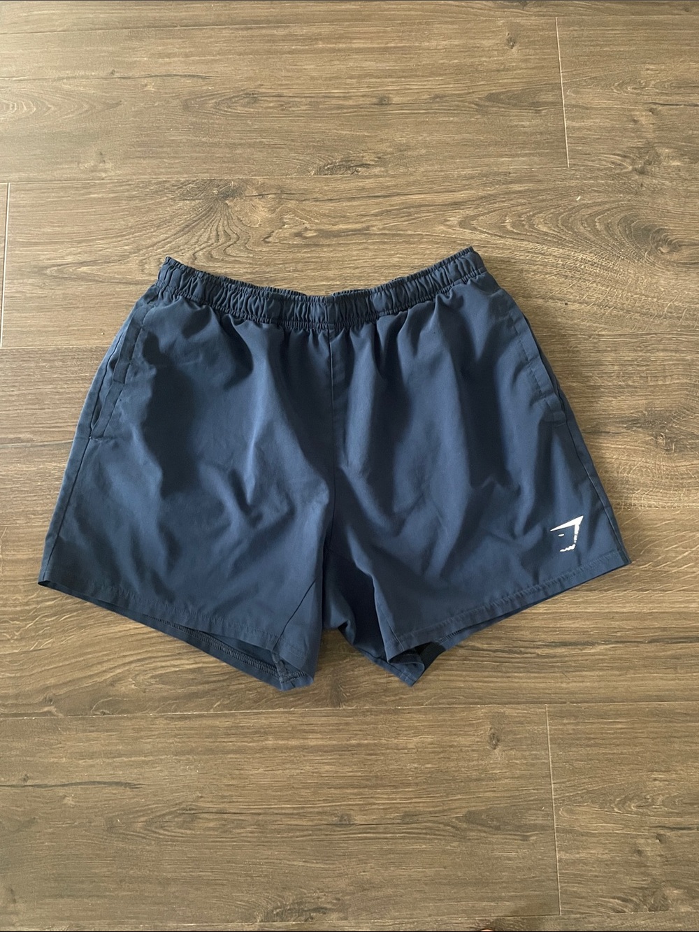 Men's Gymshark Navy Blue Athletic Shorts, Size Medium